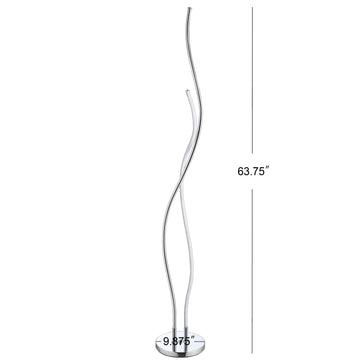 Cairo 63.75" LED Integrated Floor Lamp - JONATHAN Y
